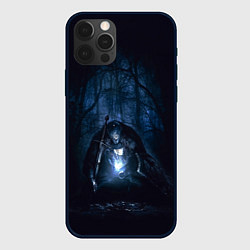 Чехол для iPhone 12 Pro Max Странник в лесу, цвет: 3D-черный