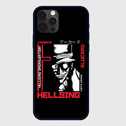 Чехол для iPhone 12 Pro Max Hellsing, цвет: 3D-черный