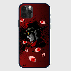 Чехол для iPhone 12 Pro Max ХеллсингHellsing, цвет: 3D-черный