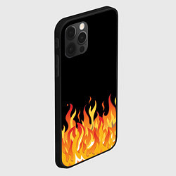 Чехол для iPhone 12 Pro Max ОГОНЬ И НИЧЕГО ЛИШНЕГО, цвет: 3D-черный — фото 2
