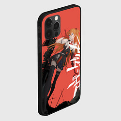 Чехол для iPhone 12 Pro Max Evangelion Asuka Langley, цвет: 3D-черный — фото 2