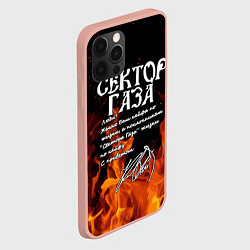 Чехол для iPhone 12 Pro Max СЕКТОР ГАЗА FIRE, цвет: 3D-светло-розовый — фото 2