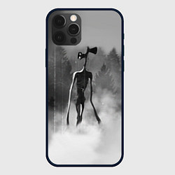 Чехол для iPhone 12 Pro Max Сиреноголовый в Лесу, цвет: 3D-черный