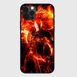 Чехол для iPhone 12 Pro Max Данте в огне, цвет: 3D-черный