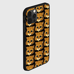 Чехол для iPhone 12 Pro Max Кот в сапогах из Шрека, цвет: 3D-черный — фото 2