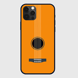 Чехол для iPhone 12 Pro Max ГИТАРА, цвет: 3D-черный