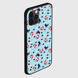 Чехол для iPhone 12 Pro Max Hockey Pattern, цвет: 3D-черный — фото 2