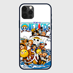 Чехол для iPhone 12 Pro Max ONE PIECE ВАН ПИС МОРЕ, цвет: 3D-черный