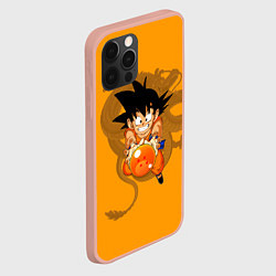 Чехол для iPhone 12 Pro Max Kid Goku, цвет: 3D-светло-розовый — фото 2