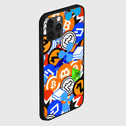 Чехол для iPhone 12 Pro Max КРИПТОВАЛЮТЫ CRYPTOCURRENCY, цвет: 3D-черный — фото 2