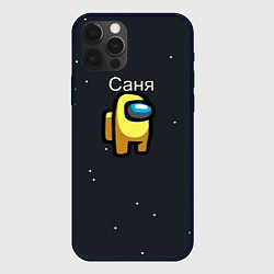 Чехол для iPhone 12 Pro Max Саня Among us, цвет: 3D-черный