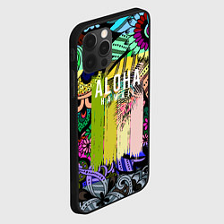 Чехол для iPhone 12 Pro Max АЛОХА ГАВАЙИ ALOHA HAWAII, цвет: 3D-черный — фото 2