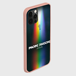 Чехол для iPhone 12 Pro Max Imagine Dragons: Evolve, цвет: 3D-светло-розовый — фото 2