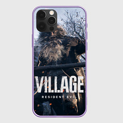 Чехол для iPhone 12 Pro Max RESIDENT EVIL VILLAGE, цвет: 3D-сиреневый