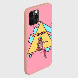 Чехол для iPhone 12 Pro Max Motoko Art, цвет: 3D-светло-розовый — фото 2