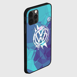 Чехол для iPhone 12 Pro Max VOLKSWAGEN, цвет: 3D-черный — фото 2