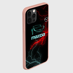Чехол для iPhone 12 Pro Max Mazda, цвет: 3D-светло-розовый — фото 2