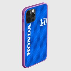 Чехол для iPhone 12 Pro Max HONDA BLUE ХОНДА СИНИЙ, цвет: 3D-сиреневый — фото 2