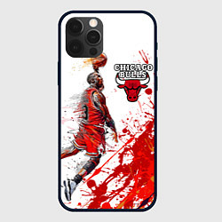 Чехол для iPhone 12 Pro Max CHICAGO BULLS 9, цвет: 3D-черный