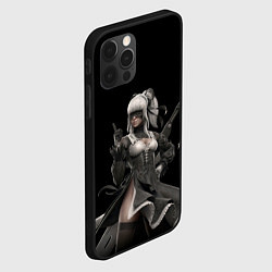 Чехол для iPhone 12 Pro Max Nier: Automata, цвет: 3D-черный — фото 2