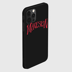 Чехол для iPhone 12 Pro Max Maneskin Inscription, цвет: 3D-черный — фото 2