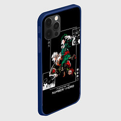 Чехол для iPhone 12 Pro Max Бакуго и Деку станут номером 1, цвет: 3D-тёмно-синий — фото 2