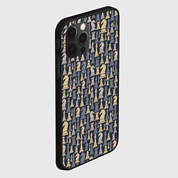 Чехол для iPhone 12 Pro Max Шахматист, цвет: 3D-черный — фото 2