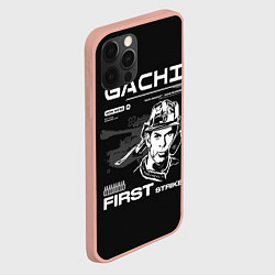 Чехол для iPhone 12 Pro Max Гачи первый удар, цвет: 3D-светло-розовый — фото 2