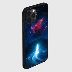 Чехол для iPhone 12 Pro Max Душа идущая в космос Soul space Z, цвет: 3D-черный — фото 2
