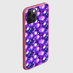 Чехол для iPhone 12 Pro Max Galaxy, цвет: 3D-малиновый — фото 2