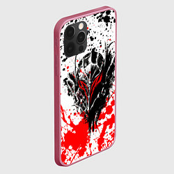 Чехол для iPhone 12 Pro Max Броня Берсерка, цвет: 3D-малиновый — фото 2