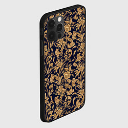 Чехол для iPhone 12 Pro Max Versace классические узоры, цвет: 3D-черный — фото 2