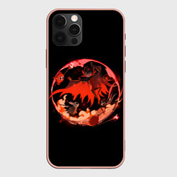 Чехол для iPhone 12 Pro Max Мир Пустого рыцаря, цвет: 3D-светло-розовый