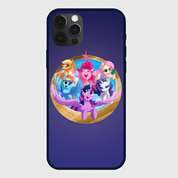 Чехол для iPhone 12 Pro Max Pony team, цвет: 3D-черный