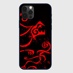 Чехол для iPhone 12 Pro Max ТАТУИРОВКА ДРАКЕНА, цвет: 3D-черный