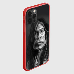 Чехол для iPhone 12 Pro Max Steven Tyler AEROSMITH Z, цвет: 3D-красный — фото 2