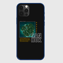 Чехол для iPhone 12 Pro Max Сангок, цвет: 3D-тёмно-синий