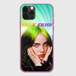 Чехол для iPhone 12 Pro Max BILLIE EILISH БИЛЛИ АЙЛИШ Z, цвет: 3D-малиновый