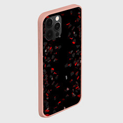 Чехол для iPhone 12 Pro Max 3Д Разлом 3D Плиты, цвет: 3D-светло-розовый — фото 2