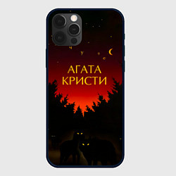 Чехол для iPhone 12 Pro Max Агата Кристи чудеса, цвет: 3D-черный