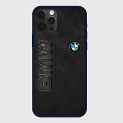 Чехол iPhone 12 Pro Max BMW LOGO AND INSCRIPTION