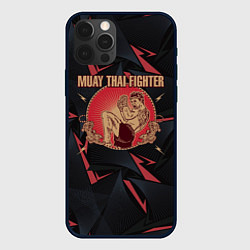 Чехол для iPhone 12 Pro Max MUAY THAI FIGHTER, цвет: 3D-черный