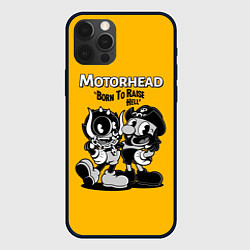 Чехол для iPhone 12 Pro Max Motorhead x Cuphead, цвет: 3D-черный