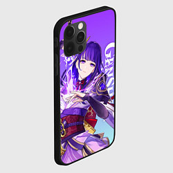 Чехол для iPhone 12 Pro Max Genshin Impact, Сёгун Райдэн, цвет: 3D-черный — фото 2
