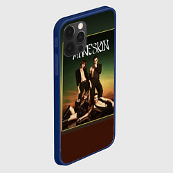 Чехол для iPhone 12 Pro Max Maneskin в лучах заката, цвет: 3D-тёмно-синий — фото 2