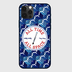 Чехол для iPhone 12 Pro Max Doctor Who Pattern, цвет: 3D-черный