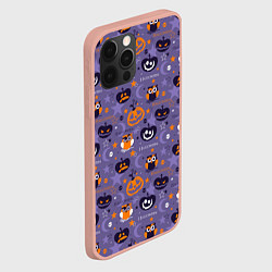 Чехол для iPhone 12 Pro Max Хэллоуин, цвет: 3D-светло-розовый — фото 2