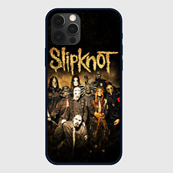 Чехол для iPhone 12 Pro Max Slipknot, цвет: 3D-черный