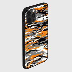Чехол для iPhone 12 Pro Max Тигровый камуфляж, цвет: 3D-черный — фото 2