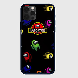 Чехол для iPhone 12 Pro Max Among Us Impostor, цвет: 3D-черный